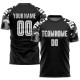 Custom Black White-Camo Sublimation Uniform Jersey Custom Black White-Camo Sublimation Uniform Jersey