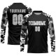 Custom Black White-Camo Sublimation Uniform Jersey Custom Black White-Camo Sublimation Uniform Jersey
