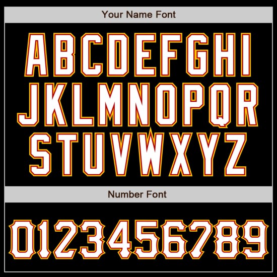 Custom Black White-Gold Authentic rugby Jersey Custom Black White-Gold Authentic rugby Jersey