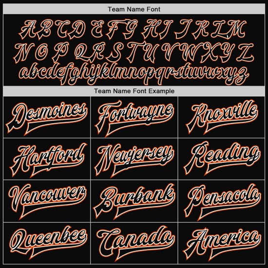 Custom Black White-Orange Bomber Full-Snap Varsity Letterman Two Tone Jacket Custom Black White-Orange Bomber Full-Snap Varsity Letterman Two Tone Jacket