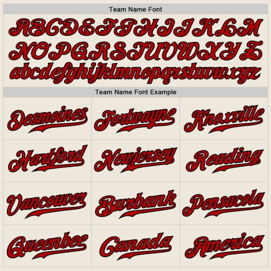Custom Cream Red Pinstripe Red-Black Authentic rugby Jersey Custom Cream Red Pinstripe Red-Black Authentic rugby Jersey
