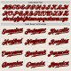 Custom Cream Red Pinstripe Red-Black Authentic rugby Jersey Custom Cream Red Pinstripe Red-Black Authentic rugby Jersey