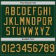 Custom Green Old Gold-Black Bomber Full-Snap Varsity Letterman Hoodie Jacket Custom Green Old Gold-Black Bomber Full-Snap Varsity Letterman Hoodie Jacket