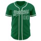 Custom Kelly Green Kelly Green-White Authentic rugby Jersey Custom Kelly Green Kelly Green-White Authentic rugby Jersey