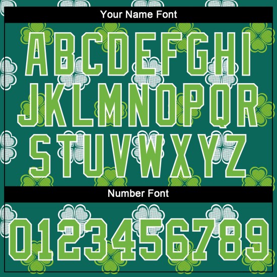 Custom Kelly Green Neon Green-White 3D Pattern Design Authentic St. Patrick’s Day rugby Jersey Custom Kelly Green Neon Green-White 3D Pattern Design Authentic St. Patrick’s Day rugby Jersey