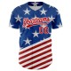 Custom Royal Red-White 3D American Flag Patriotic Authentic rugby Jersey Custom Royal Red-White 3D American Flag Patriotic Authentic rugby Jersey