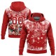 Custom Stitched Red White 3D Christmas Carp Fish Fishing Sports Pullover Sweatshirt Hoodie Custom Stitched Red White 3D Christmas Carp Fish Fishing Sports Pullover Sweatshirt Hoodie