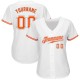 Custom White Orange-Gray Authentic rugby Jersey Custom White Orange-Gray Authentic rugby Jersey