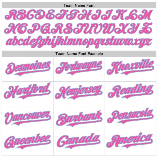 Custom White Pink-Light Blue 3 Colors Arm Shapes Authentic rugby Jersey Custom White Pink-Light Blue 3 Colors Arm Shapes Authentic rugby Jersey