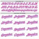 Custom White Pink-Light Blue 3 Colors Arm Shapes Authentic rugby Jersey Custom White Pink-Light Blue 3 Colors Arm Shapes Authentic rugby Jersey